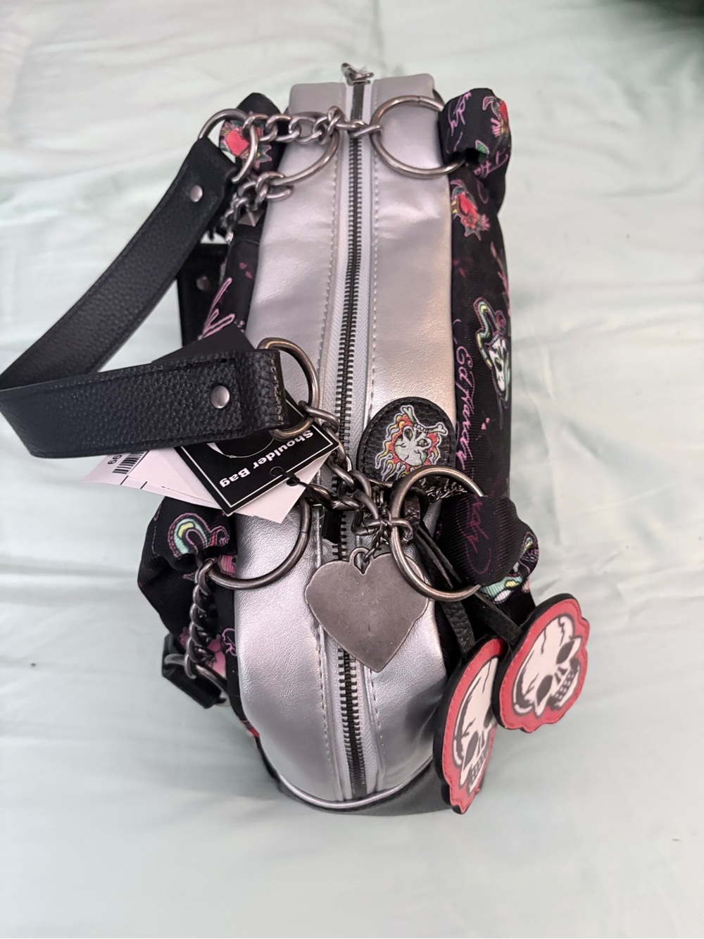 Ed hardy studded love shoulder bag - Picture 6 of 6